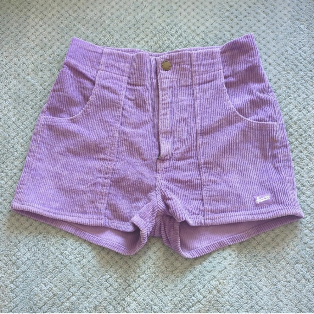 Purple Hammies corduroy shorts